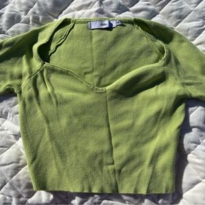 Adika Green Crop Top